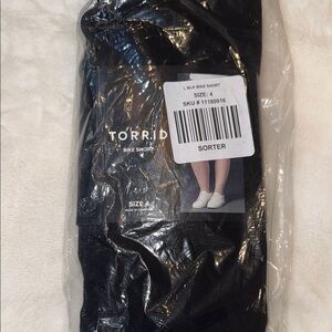 Torrid Black Bike Shorts